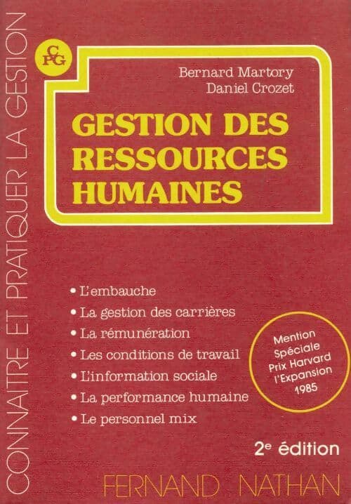 Gestion des ressources humaines - Bernard Martory