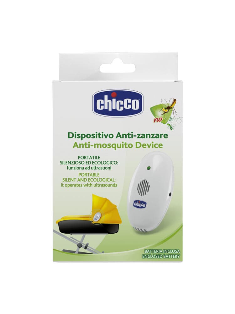 Chicco Appareil Anti-Moustiques Portable à Ultrason - Fonctionnement à Pile