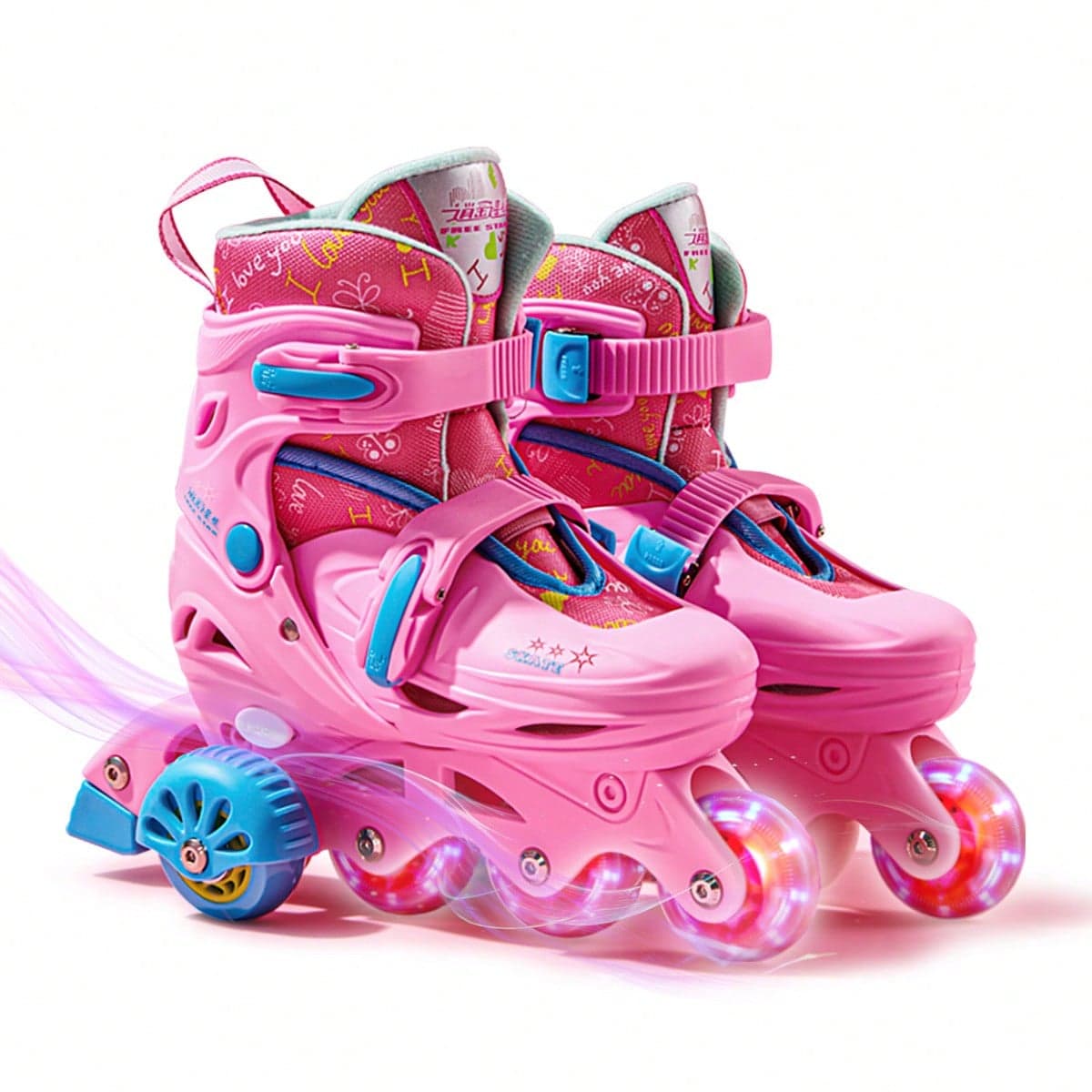 Rollers d'assistance pour débutants Starry Sky, ensemble de patins en ligne équilibrés et sûrs, facile à apprendre, patins à roulettes